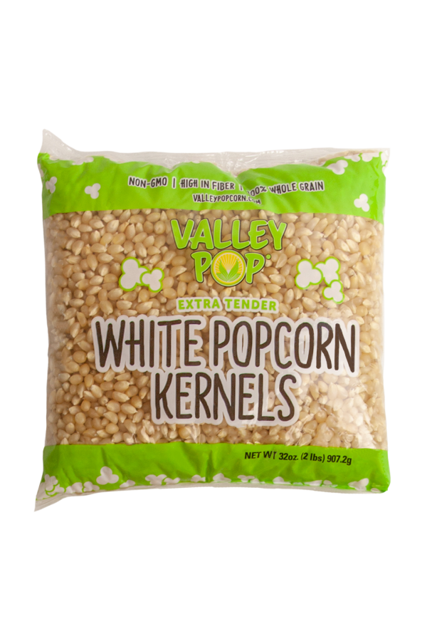 2 lb Bag White Popcorn Seeds